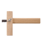 Youbidoh Mortice Gauge - Large with Red Oak Face - Marking Gauges - Japanese Tools Australia